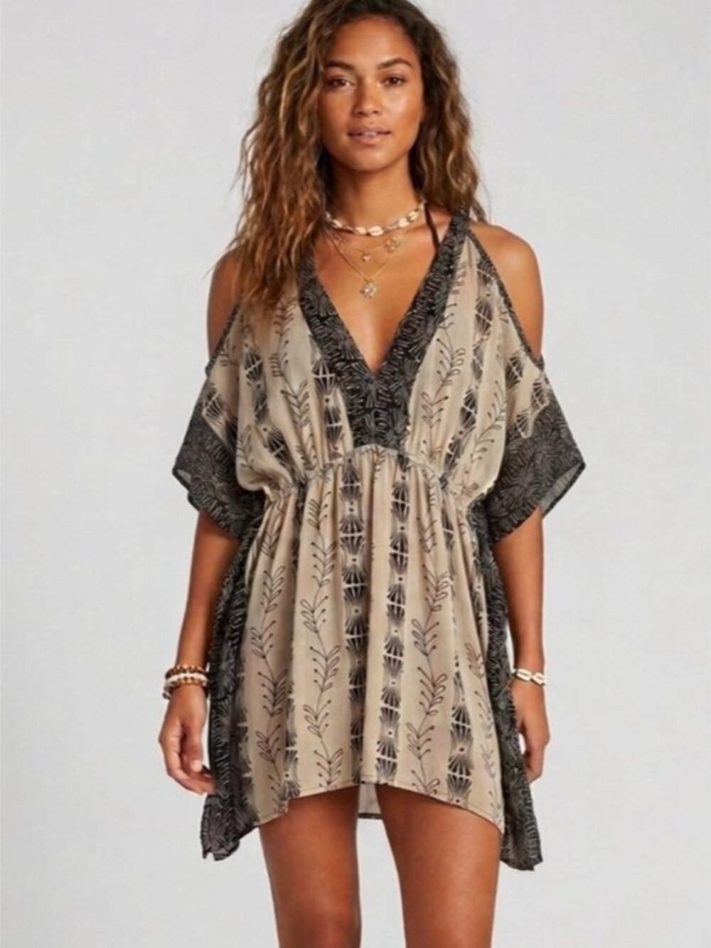 Beechers Brook Printed Coverup Kaftan